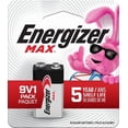 thumbnail image 1 of Piles alcalines 9 V Energizer MAX, 1 of 8