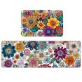 thumbnail image 3 of Kitchen Carpet and Mat Set for Home - 2 Piece Winter Floor Mats for Comfort and Style 2PCS, 3 of 4