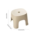 thumbnail image 3 of Fwttom Plastic Small Stools, Plastic Mini Stool for Home - Thickened for Living Room Bathroom Shoe Changing - Sturdy & Lightweight, 3 of 8