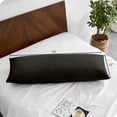 thumbnail image 2 of Bare Home Body Pillowcase - Zipper Closure - Ultra Soft - Double Brushed - Forged Iron Gray, 2 of 7
