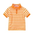 thumbnail image 3 of Polos pour Petits Garçons Chemises Rayées pour Garçons Chemises d'Uniforme pour Garçons Polos à Manches Courtes Chemises Mode Tenue pour Garçons 4-5 Ans, 3 of 8