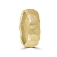 thumbnail image 3 of Bague de Mariage en Or Jaune 14k Martelé, 3 of 3