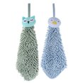 thumbnail image 3 of MasteelfCA 2pcs Lovely Hanging Hand Towels Chic Wipe Hand Towel Quick-drying Towels, 3 of 7