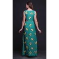 thumbnail image 2 of Bimba Robe Longue à Imprimé Floral pour Femmes, Bretelles Spaghetti, Col en V, Maxi, Tenue de Plage - Petit, 2 of 4