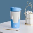 thumbnail image 1 of 430ml Electric Mixing Mug Healthy 7000 RPM Rechargeable Self Stirring Mug with Silicone Handle for Protein Shakes Coffee Blue, 1 of 5