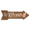 thumbnail image 1 of SignMission P-ARROW8-999899 24 Po Signe Flèche de Cuisine de Campagne, 1 of 4