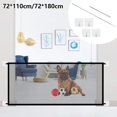 thumbnail image 1 of Dogs Barrier with 4pcs Hooks and 2pcs Telescopic Rod  Net Gate Tear-resistant Mesh Fence Portable Pet Safety Guard Enclosure Divider for Doorway Stairs, 1 of 6