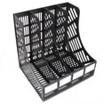thumbnail image 4 of LAFGUR File Holder 4-Grid Desktop Document Tray High-end Plastic Organizer Storage Office Supplies, 4 of 8