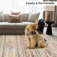 thumbnail image 4 of Boho Chic Lines Rugs, Soft Washable Print Area Rug, Non-Slip Foldable Floor Mat for Cozy Bedroom, Nursery, Dorm, Living Room and Office Decor, 4 of 7