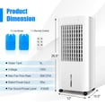 thumbnail image 3 of Giantex 3-in-1 Evaporative Air Cooler, Oscillating Swamp Cooler w/3 Modes, 3 Speeds, 15H Timer, Portable Air Cooler for Room Home Office, 3 of 10