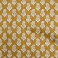 thumbnail image 1 of oneOone Velvet Gamboge Yellow Fabric Block Craft Projects Decor Fabric Printed By The Yard 58 Inch Wide, 1 of 1