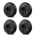 thumbnail image 1 of Mistaha Ensemble de Housses de Pneus Noires Taille P pour Roues de 13 à 18 Pouces - Sac de Rangement Imperméable Inclus - Matériau Polyester Durable - Lot de 4, 1 of 6