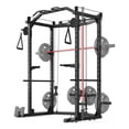 thumbnail image 2 of Yiwa 1600lb Power Cage, Multi-Functional Home Gym Squat Rack with Cable Crossover and Training Attachments, 2 of 10