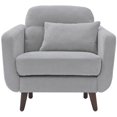 thumbnail image 3 of Serta at Home Sierra Accent Chair in Smoke Gray, 3 of 7