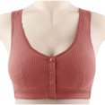 thumbnail image 2 of Timegard Bras for Women No Underwire Plus Size Front Closure Button Comfortable Full-Coverage Everyday Bra, 2 of 7