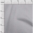 thumbnail image 1 of oneOone Silk Tabby Fabric Dot & Flower Floral Print Sewing Fabric BTY 42 Inch Wide, 1 of 4