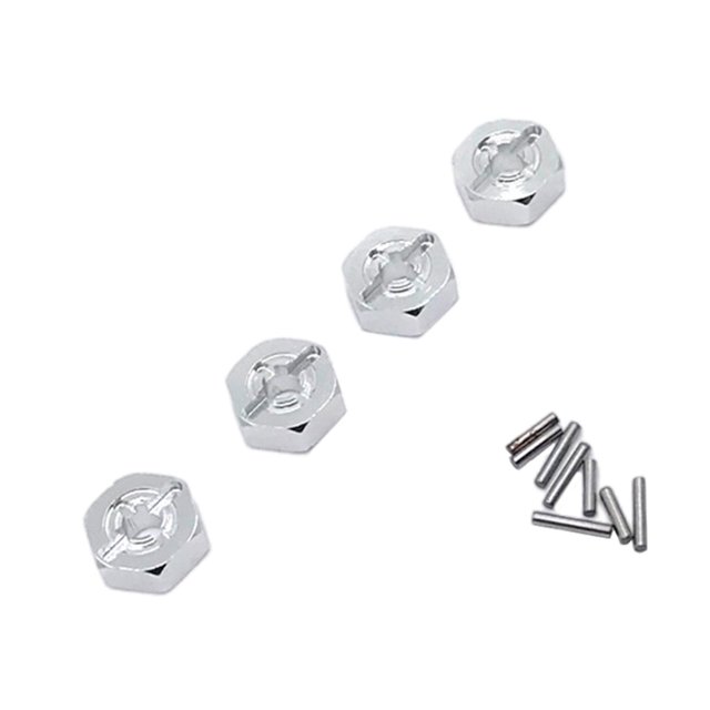 lionlar 4 Pieces Wheel Hex Hubs Adapter Replacement Parts for Spielzeug Model RC Cars Accessories