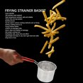 thumbnail image 3 of Panier pour Friteuse, Panier Rond en Acier Inoxydable pour Friteuse avec Poignée Résistante à la Chaleur, Passoire Égouttoir de Cuisine pour la Maison et le Restaurant, 3 of 8