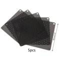 thumbnail image 3 of 5PCS PVC Fan Dust Filter PC Dustproof Case Cuttable Computer Mesh Cover 40mm 50mm 60mm 70mm 80mm 90mm 140mm Mesh Black F 9cmx9cm, 3 of 6