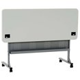 thumbnail image 4 of NPS BPFT Series 24x60" Plastic Flip-N-Store Training Table in Speckled Gray, 4 of 5
