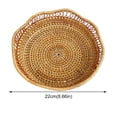 thumbnail image 2 of Fruit Wicker Storage Bowls Natural Woven Serving Bowls Decorative For Kitchen Counter Organizing, 2 of 7