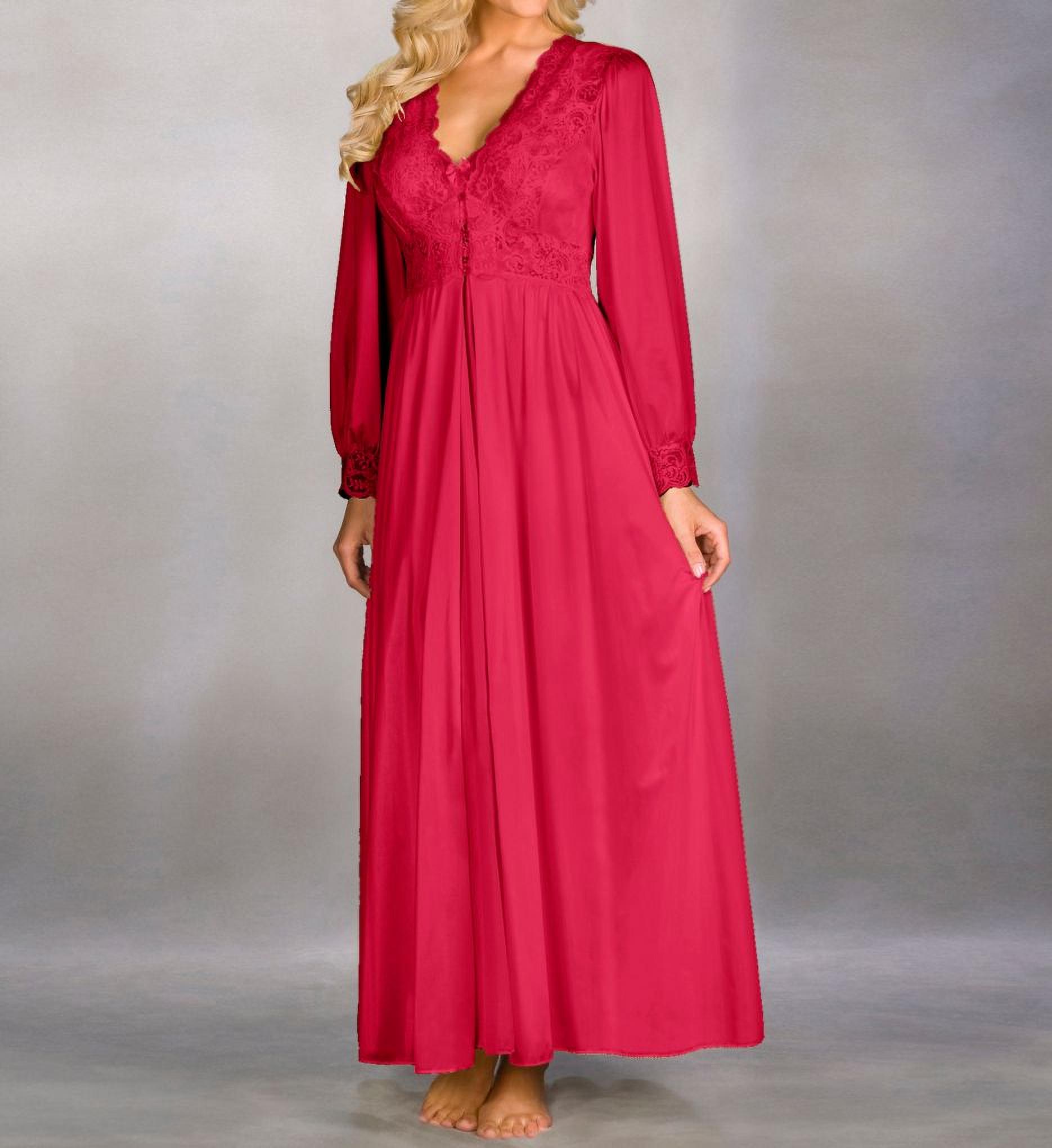 Manteau 54 Po pour Femme Shadowline 71737 Silhouette (Rouge P)