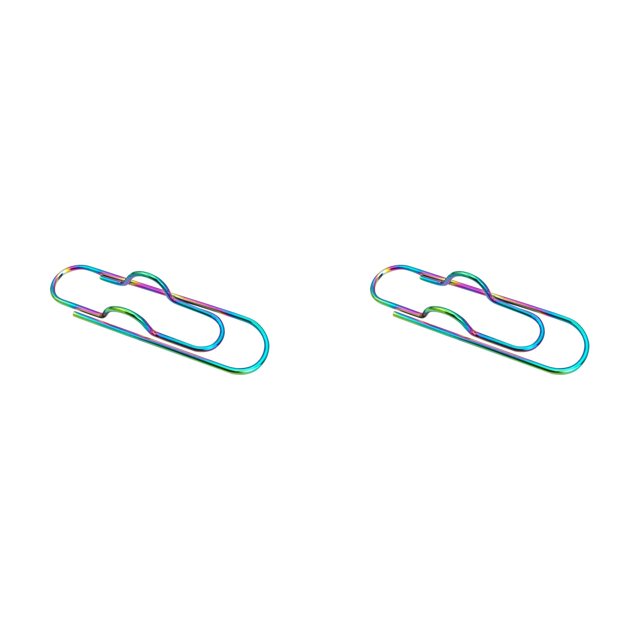 Metal Pen Clips,Paperclip Pen Holders for Notebooks and Papers,Multifunctional Pen Clips,Portable Metal Paper Clips,Pen Holder Clip for Notebook,Books,Planner,Journals,Clipboard and Paper,Blue 2PCS