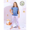 thumbnail image 2 of Prestigez Ensemble de Pyjama pour Filles en Coton Biologique, 2 of 10