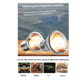 thumbnail image 4 of 5PCS UVA+UVB Reptile Heating Light Bulb Snake Turtle Pet Full Spectrum Basking UV Light Bulbs Heating Light 25W, 4 of 7
