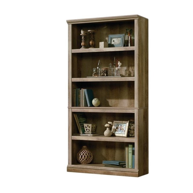 Bibliothèque Sauder à 5 étagères, chêne Lintel