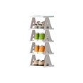 thumbnail image 4 of Birdeem Multi-Layer Letter Shoe Rack, Small Shoe Cabinet for Household Doorstep Balcony, and Economical Folding Shoe Rack for Student Dormitories, 4 of 5