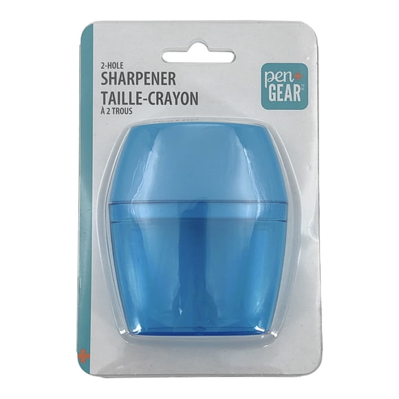 PEN+GEAR 2 Hole Sharpener Blue