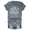 Grey, variant on Hvobtty Women Crew Neck Casual Short Sleeve T-Shirt, Women's Baseball Sport Printed T-shirt with Round Neck and Short Sleeved Top