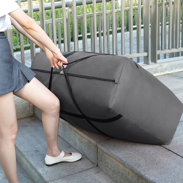 Cagogo Moving Bag, Large Capacity Storage Bag for Clothes Bedding, Thickened Durable Cloth Duffel Bag, Heavy Duty Moving Packing Bag for Travel Moving Storage Organization