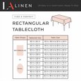 thumbnail image 5 of LA Linen TCpop60x102-BrownP22 Polyester Poplin Rectangular Tablecloth, Brown - 60 x 102 in., 5 of 5
