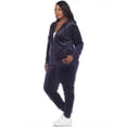 thumbnail image 2 of White Mark Ensemble de Survêtement en Velours pour Femmes, 2 Pcs, 2 of 6