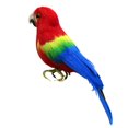 thumbnail image 3 of veasfak Fake Artificial Feathered Bird Realistic Garden Home Decor Taxidermy 44 Patterns Parrot 4, 3 of 6