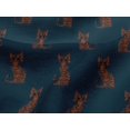 thumbnail image 4 of oneOone Viscose Jersey Fabric Cat Ikat Fabric Prints By Yard 60 Inch Wide, 4 of 5
