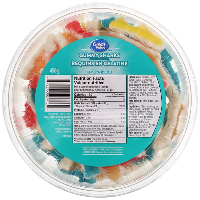 Great Value Gummy Sharks