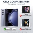 thumbnail image 4 of Zonyee 2 Sets Screen Protector for Samsung Galaxy Z Fold 5 - 7.6", Front/Back Full Coverage Soft Protective Film, Premium Folding,HD Clear Scratch Resistant, 4 of 9