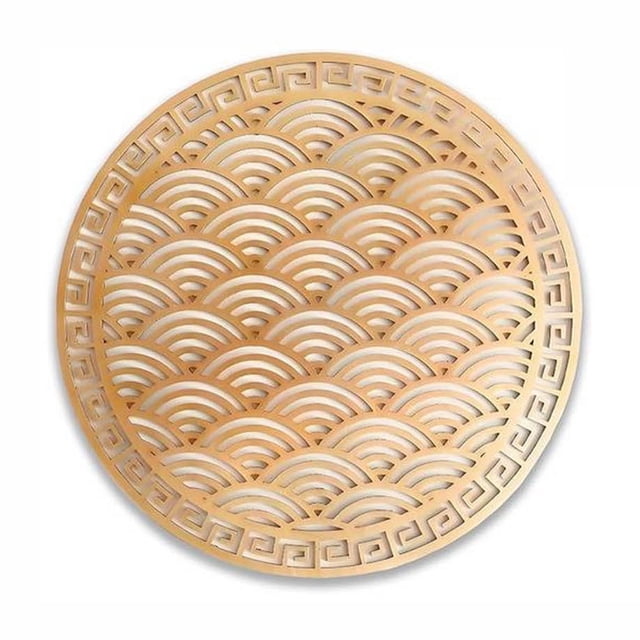 Copper Bath Tray for Natural Water Purification - Chemical-Free Bath Water Cleaner, Patina Protective Layer, Garden Backyard Bird Bath Purifier, JKODE