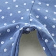 thumbnail image 3 of MIASHUI Robe Fleurie à Manches Longues pour Filles, Robes Décontractées pour Tout-Petits, Bleu Foncé, 1-2 Ans, 3 of 8