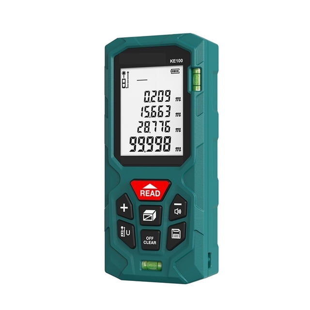 Télémètre Numérique à Ruban, Mesure de Distance 40/60/80/100/120 m, Compteur de Distance Roulette Précis, Haute Précision