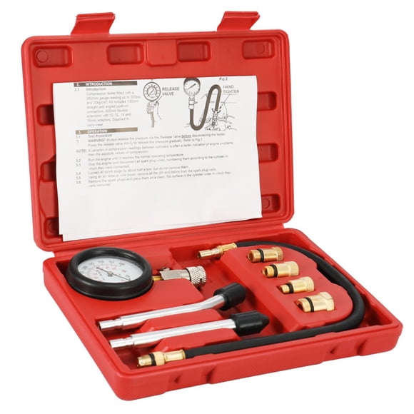MesaSe Gasoline Engine Tester Cylinder Gas Engine Set Automotive Tool Gauge for Car & Truck