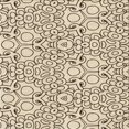 thumbnail image 1 of Ahgly Company Tapis d'Intérieur Lavable à la Machine, Carré, Transitionnel, Brun, Tapis de Zone, 7 Pieds Carré, 1 of 7