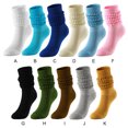 thumbnail image 3 of maskred 3pair Stay Comfortable And Fashionable With Long Scrunch Knee High Boot Socks Year-Round Appeal Light grey, 3 of 6