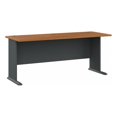thumbnail image 1 of Series A 72W Office Desk in Natural Cherry and Slate - Engineered Wood, 1 of 6