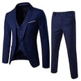 thumbnail image 1 of CEHVOM Complet de Mode pour Homme Veste + Gilet + Pantalon de Complet Complet Trois Pièces, 1 of 5