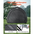 thumbnail image 4 of VEVOR Tente de Rangement Extérieure pour Vélo en Forme d'Éventail, Tente Imperméable pour Vélo pour Vélos 5+, 4 of 9