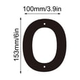 thumbnail image 2 of 3D Iron Art Letter House Number Sign with Screws Decorative Metal Alphabet Letters for Home Address Numbers,Garden Decor,Shop Sign, que Industrial Style,26 English Letters for DIY Wall Display, 2 of 5